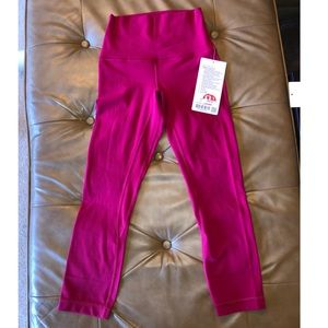 Brand new Lululemon Align crop- PINK